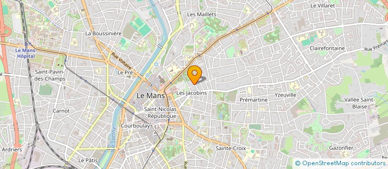 localisation de l'entreprise MONSIEUR MAXIME ODILLARD à LE MANS
