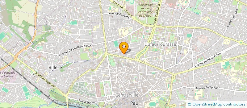 localisation de l'entreprise MONSIEUR MAXIME ODRIOSOLO à PAU
