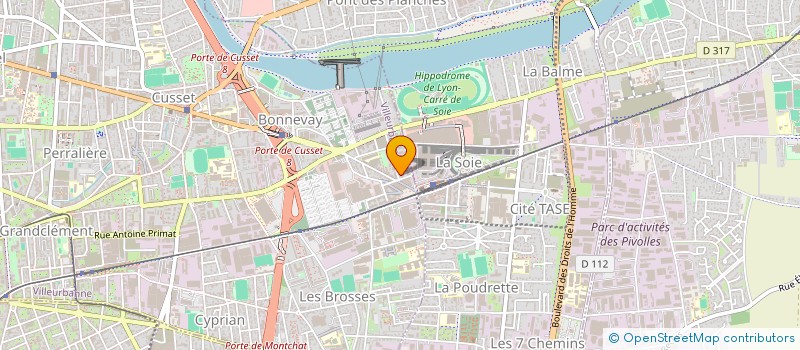 localisation de l'entreprise MONSIEUR MAXIME OLIVA  VILLEURBANNE