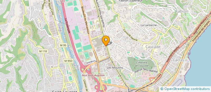 localisation de l'entreprise MONSIEUR MAXIME OLIVER à NICE