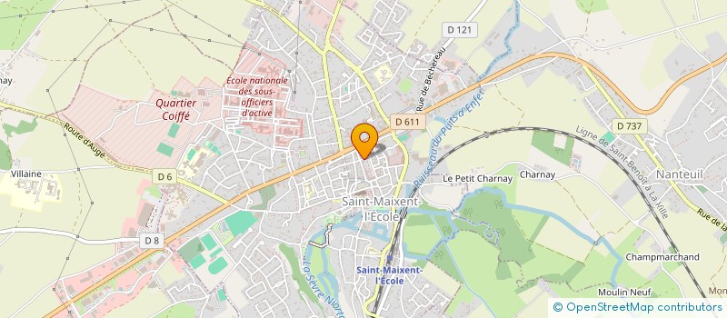 localisation de l'entreprise MONSIEUR MAXIME OLIVIER à SAINT-MAIXENT-L'ECOLE