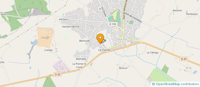 localisation de l'entreprise MONSIEUR MAXIME OLIVIER  SURZUR