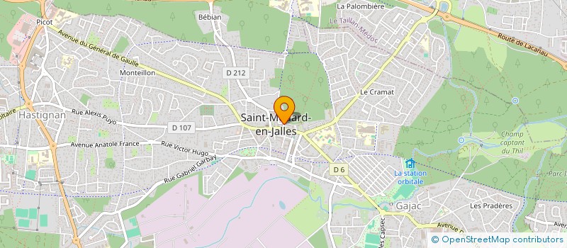 localisation de l'entreprise MONSIEUR MAXIME OLIVIER  SAINT-MEDARD-EN-JALLES