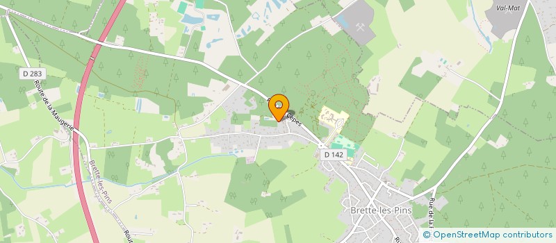 localisation de l'entreprise MONSIEUR MAXIME OLIVIER  BRETTE-LES-PINS