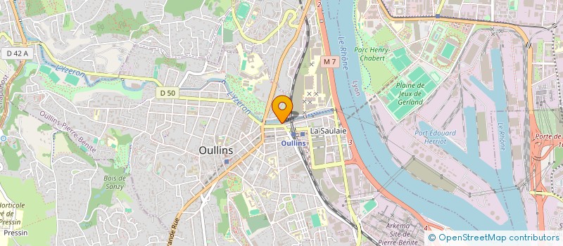 localisation de l'entreprise MONSIEUR MAXIME OLIVIER  OULLINS-PIERRE-BENITE