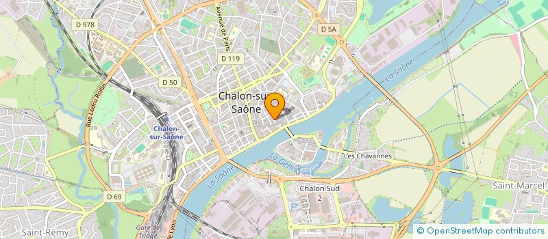 localisation de l'entreprise MONSIEUR MAXIME-OLIVIER ROUSSEAU  CHALON-SUR-SAONE