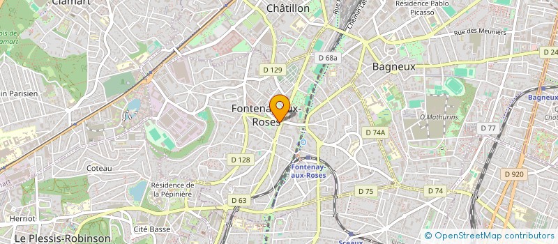 localisation de l'entreprise MONSIEUR MAXIME OLLA à FONTENAY-AUX-ROSES