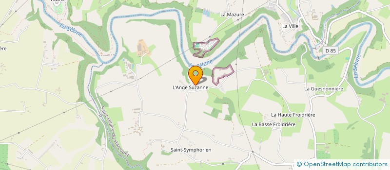 localisation de l'entreprise MONSIEUR MAXIME ONFROY  SAINT-HILAIRE-DU-HARCOUET