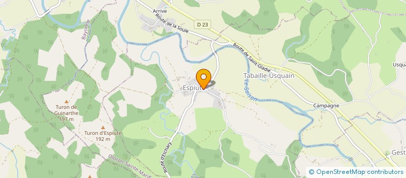 localisation de l'entreprise MONSIEUR MAXIME ORTAIS  ESPIUTE