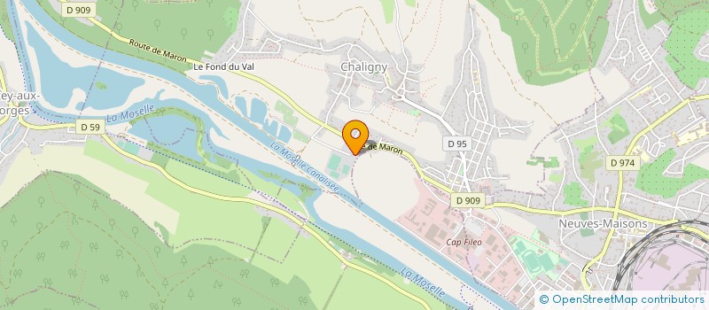 localisation de l'entreprise MONSIEUR MAXIME OTT à CHALIGNY