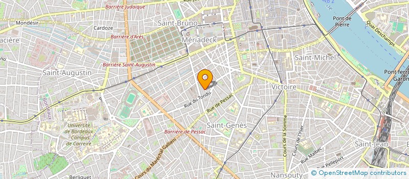 localisation de l'entreprise MONSIEUR MAXIME OUDIN  BORDEAUX