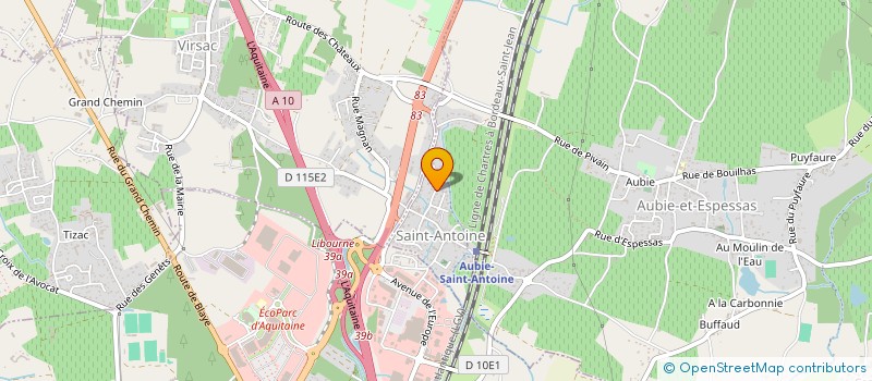 localisation de l'entreprise MONSIEUR MAXIME OUNDJIAN  VAL DE VIRVEE