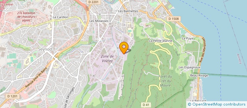 localisation de l'entreprise MONSIEUR MAXIME OURS à ANNECY