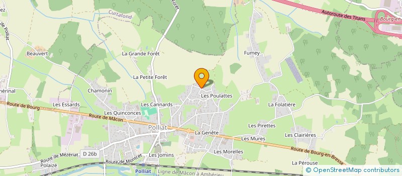 localisation de l'entreprise MONSIEUR MAXIME PACCINI  POLLIAT