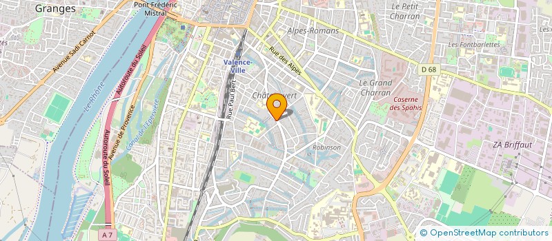 localisation de l'entreprise MONSIEUR MAXIME PAGLIAROLI  VALENCE