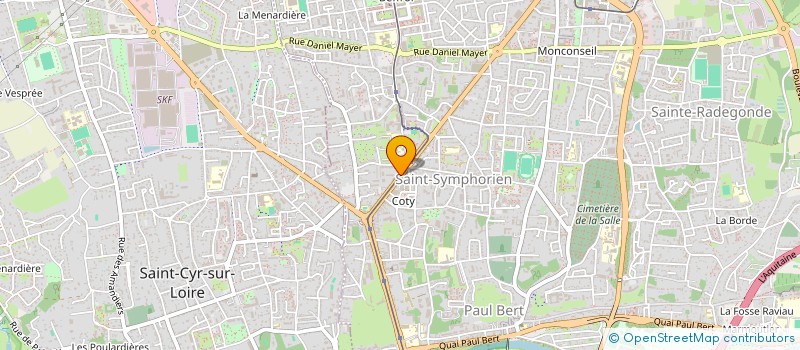 localisation de l'entreprise MONSIEUR MAXIME PAILLOT  TOURS