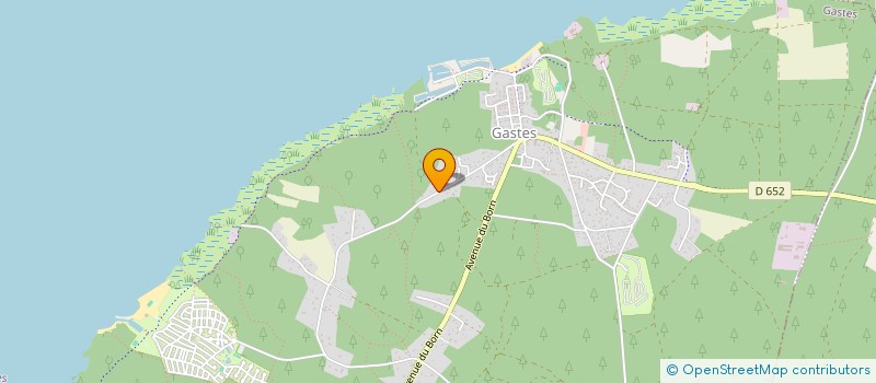 localisation de l'entreprise MONSIEUR MAXIME PAILLOUX  GASTES