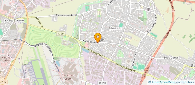 localisation de l'entreprise MONSIEUR MAXIME PALLUY  CHASSIEU