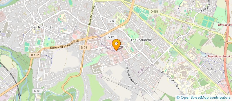 localisation de l'entreprise MONSIEUR MAXIME PALOMBA à SAINT-BENOIT