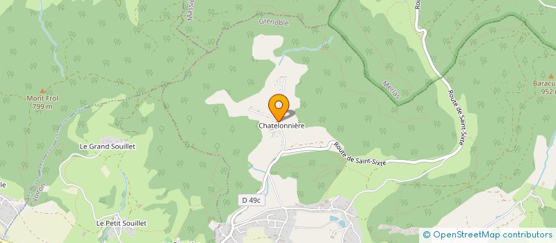 localisation de l'entreprise MONSIEUR MAXIME PANTANI  SAINT-NICOLAS-DE-MACHERIN