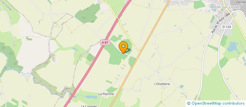 localisation de l'entreprise MONSIEUR MAXIME PAPIN à MOZE-SUR-LOUET