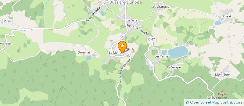 localisation de l'entreprise MONSIEUR MAXIME PAPINI à SAINT-VAURY