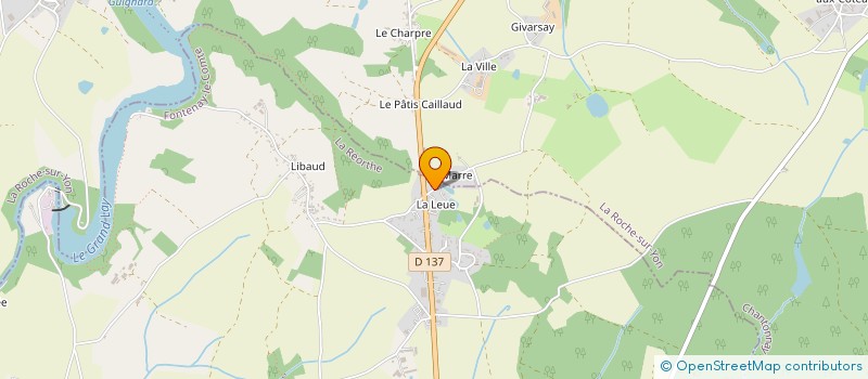 localisation de l'entreprise MONSIEUR MAXIME PAQUEREAU  LA REORTHE