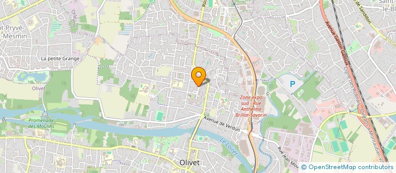 localisation de l'entreprise MONSIEUR MAXIME PARIS à OLIVET
