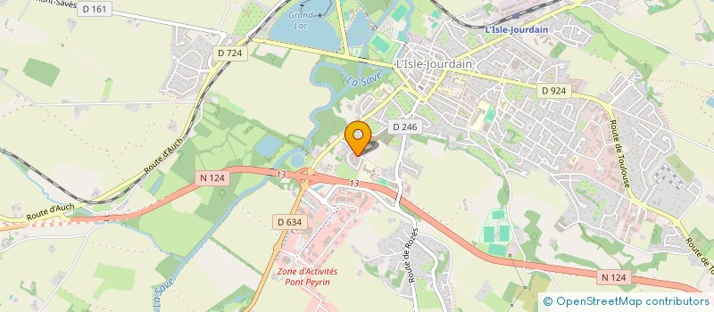 localisation de l'entreprise MONSIEUR MAXIME PAROLIN  L'ISLE-JOURDAIN