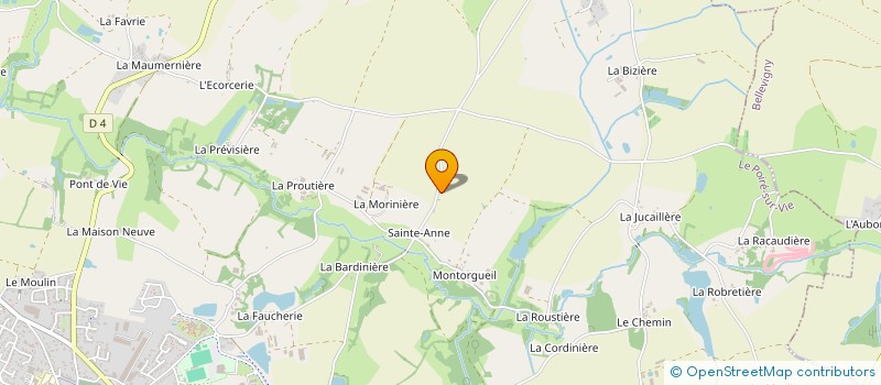 localisation de l'entreprise MONSIEUR MAXIME PATEAU à LE POIRE-SUR-VIE