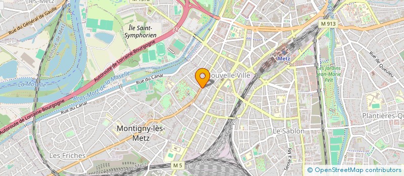 localisation de l'entreprise MONSIEUR MAXIME PATTEYN  METZ