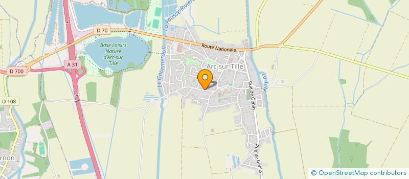 localisation de l'entreprise MONSIEUR MAXIME PAULIN  ARC-SUR-TILLE