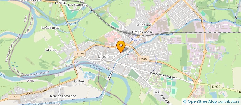 localisation de l'entreprise MONSIEUR MAXIME PAUTET à DIGOIN