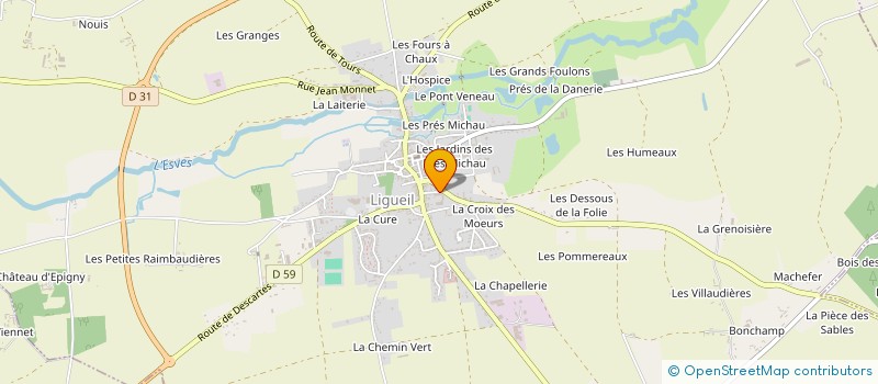 localisation de l'entreprise MONSIEUR MAXIME PAUTRAT  LIGUEIL