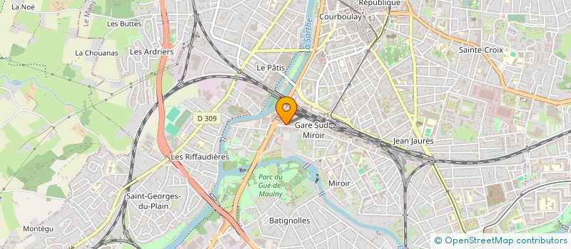 localisation de l'entreprise MONSIEUR MAXIME PAVAGEAU  LE MANS