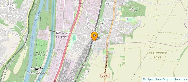 localisation de l'entreprise MONSIEUR MAXIME PAVES  FEYZIN