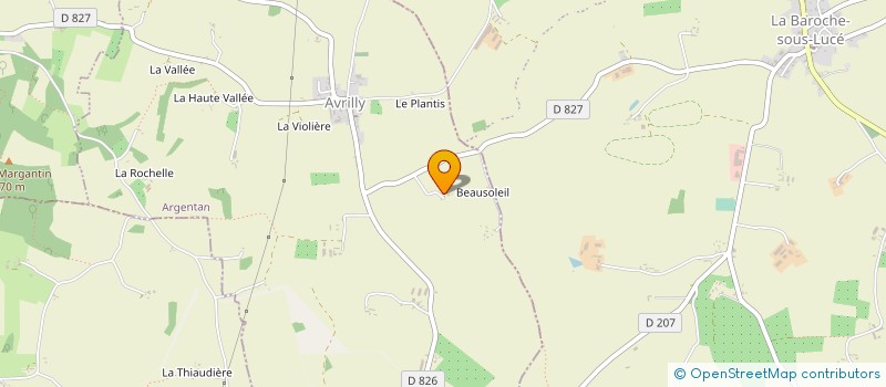 localisation de l'entreprise MONSIEUR MAXIME PAVOINE à SAINT-BOMER-LES-FORGES