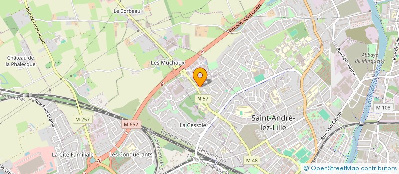localisation de l'entreprise MONSIEUR MAXIME PAVOT à SAINT-ANDRE-LEZ-LILLE