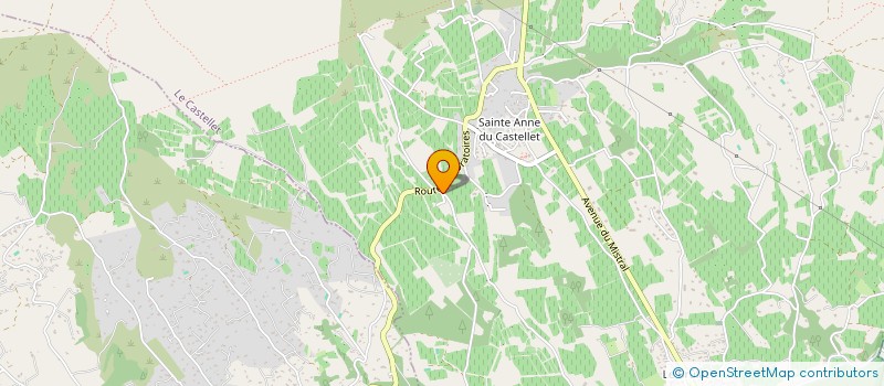 localisation de l'entreprise MONSIEUR MAXIME PAXE  LE CASTELLET