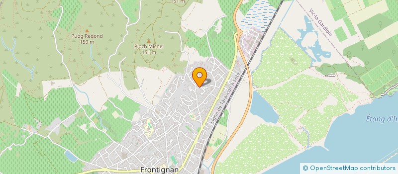localisation de l'entreprise MONSIEUR MAXIME PAYSSERAND  FRONTIGNAN