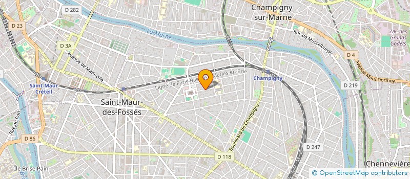 localisation de l'entreprise MONSIEUR MAXIME PEAUGER  ST MAUR DES FOSSES