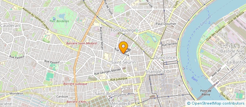 localisation de l'entreprise MONSIEUR MAXIME PEBAYLE  BORDEAUX