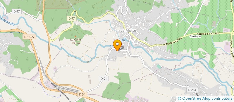 localisation de l'entreprise MONSIEUR MAXIME PEDRETTI à LA MOTTE