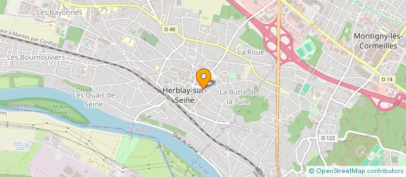 localisation de l'entreprise MONSIEUR MAXIME PEIGNER  HERBLAY-SUR-SEINE