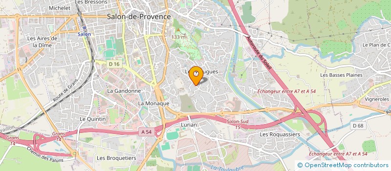 localisation de l'entreprise MONSIEUR MAXIME PELAGALI  SALON-DE-PROVENCE