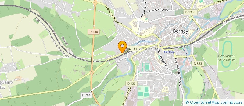 localisation de l'entreprise MONSIEUR MAXIME PELAMATTI  BERNAY