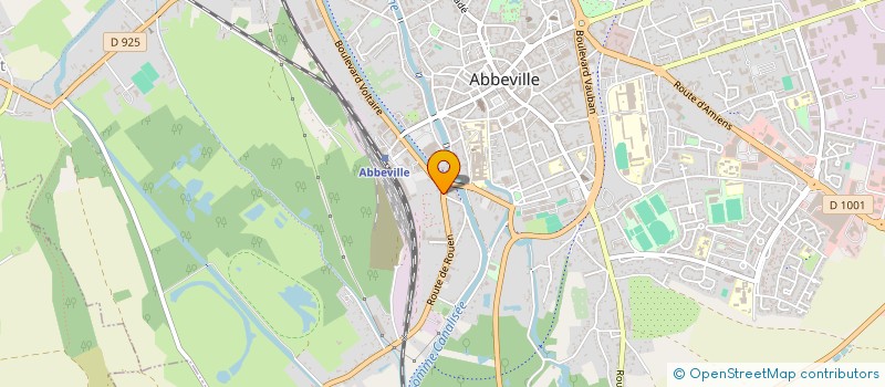localisation de l'entreprise MONSIEUR MAXIME PELEAU à ABBEVILLE