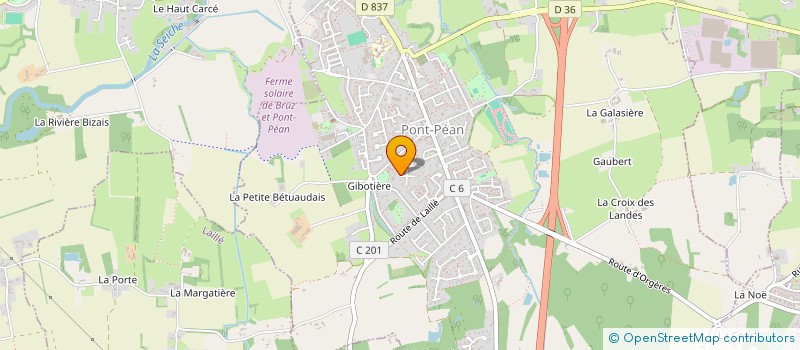 localisation de l'entreprise MONSIEUR MAXIME PELERIN  PONT-PEAN