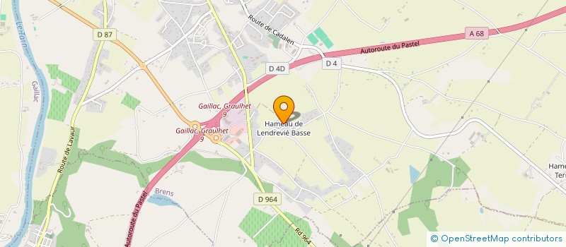 localisation de l'entreprise MONSIEUR MAXIME PELISSOU  BRENS