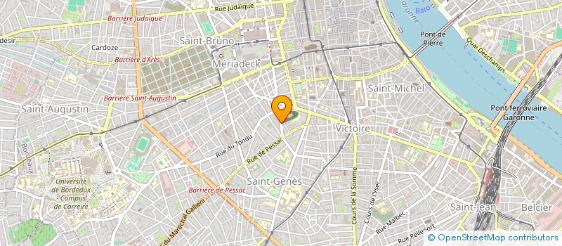 localisation de l'entreprise MONSIEUR MAXIME PELLERIN  BORDEAUX